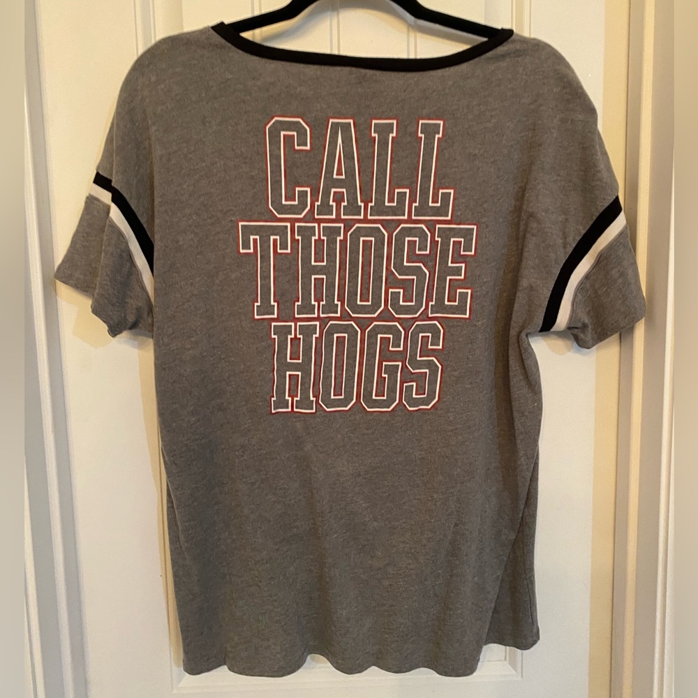 Size L, PINK, AR Razorback shirt